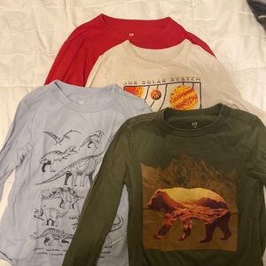 4 gap kids long sleeve shirts